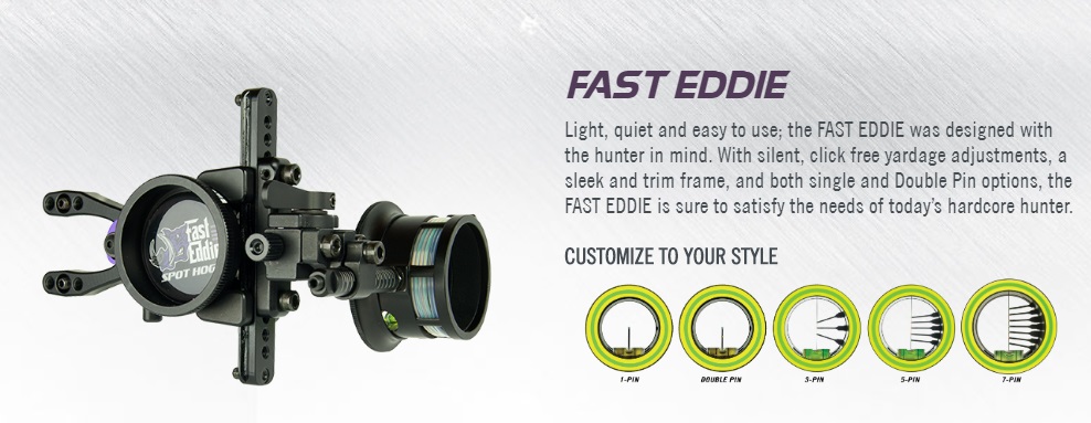 Fast Eddie XL Sight 5 Pin Wrapped Sight